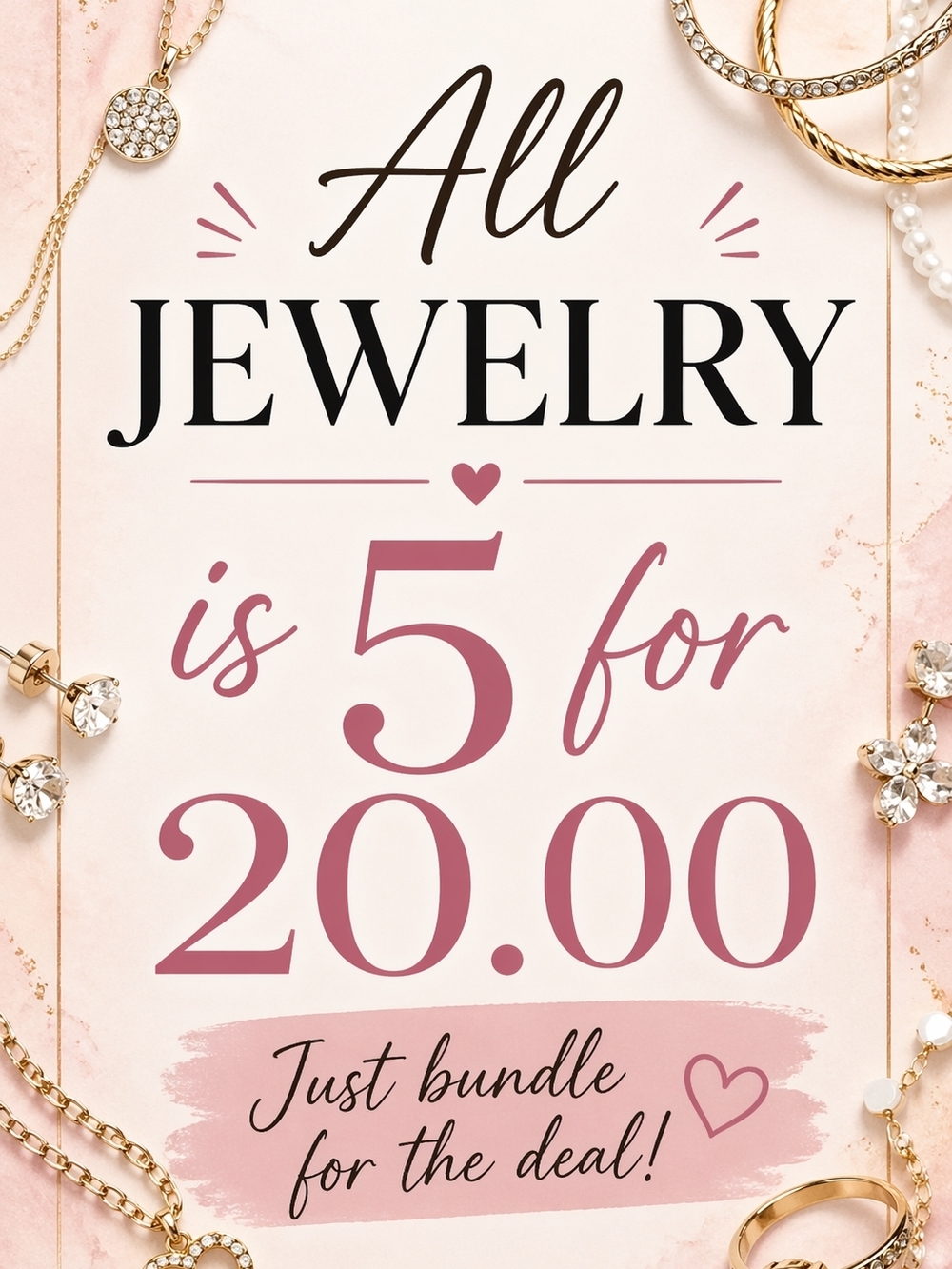 Women’s And Men's Jewelry You Pick Set - Mixed Bundle For Offer